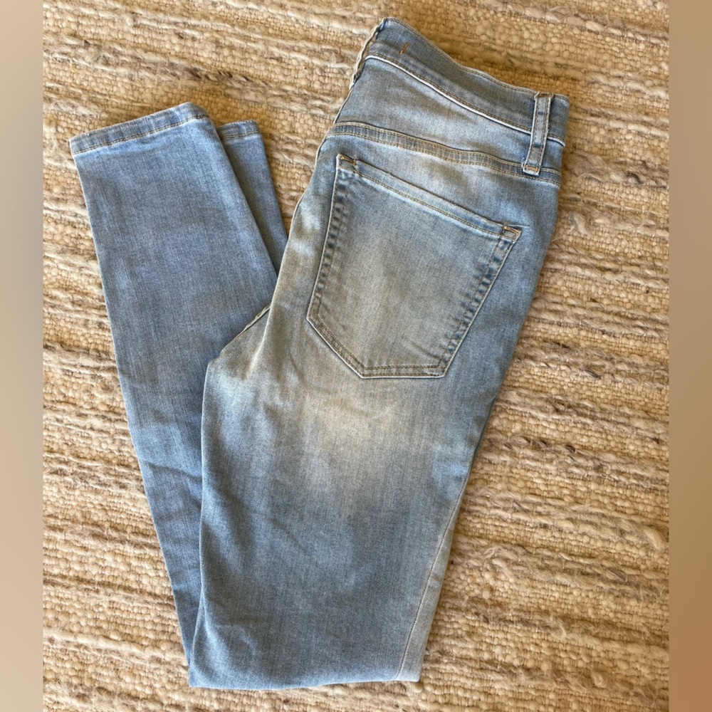 Free People Busted Knee Skinny Jeans